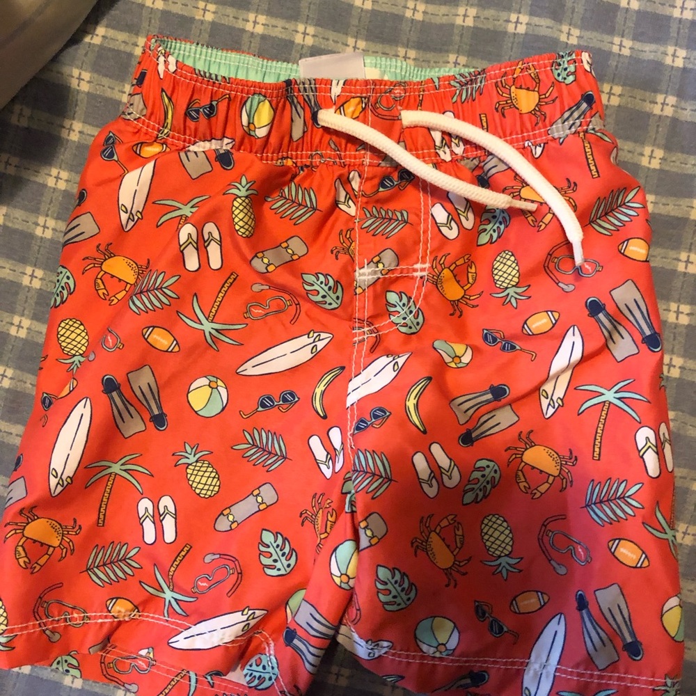 Swim Trunks and Rash Guard